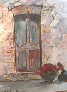 Old Street Door by artist Estelle Fisher