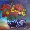 Title: Blue Teacups
Media: Oils on Canvas
Artist: Lauree Manzer