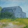 Title: Gray Barn
Media: Oils on Canvas
Artist: Ruth Bidwell
 
The color of the sky is reflected in this beautiful painting of an old rustic gray barn so perfectly and senstively painted by Ruth