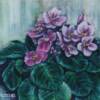 Title: Violets
Artist: Vi Garman
Media: Watercolor
Size: 17 x 21

Vi attributes her love of painting flowers to instructor Gary Jenkins. "He got me started with his gorgeous flowers."