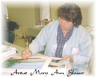 Artist Mary Blosser